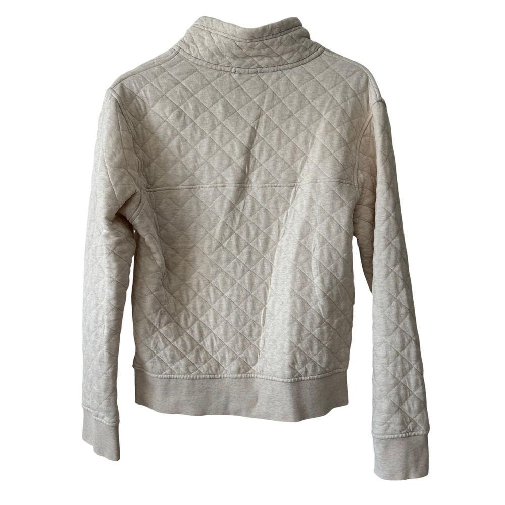 Patagonia Womens Organic Cotton Quilt Snap-T Pullover Oatmeal XXS - Picture 10 of 10